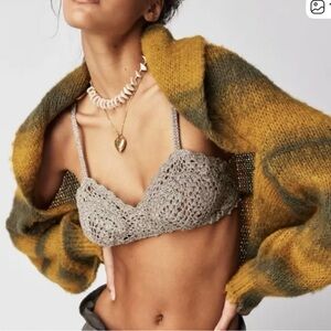 Free people cropped shrug